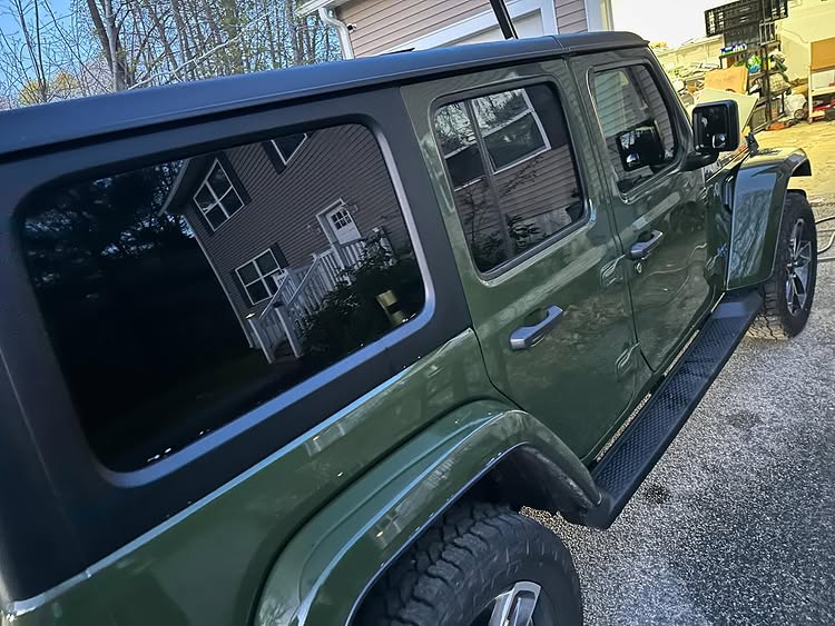 Jeep Wrangler Rear Tint